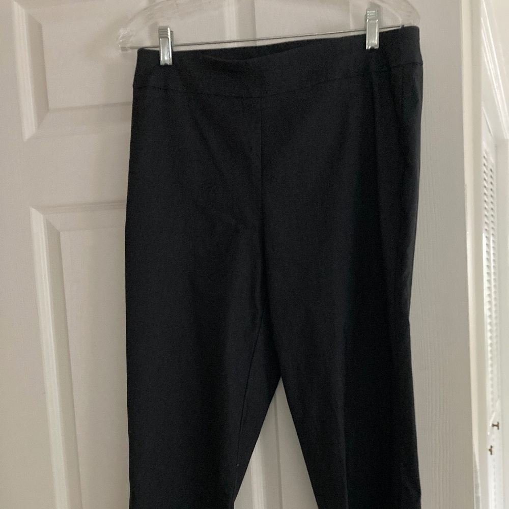 JM Collection Capris with Rhinestones at calf Size M